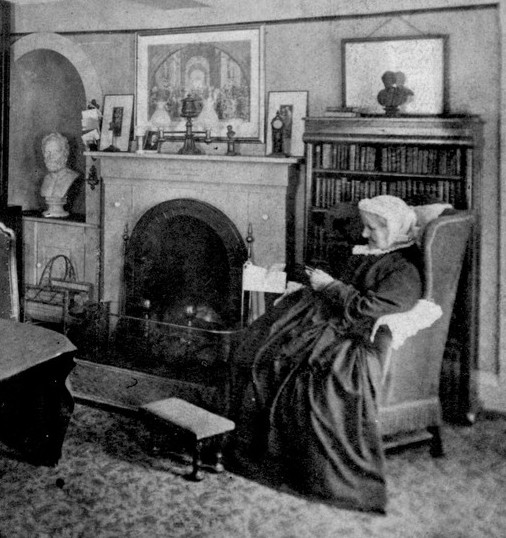 Helen Keller with Anne Sullivan in July 1888